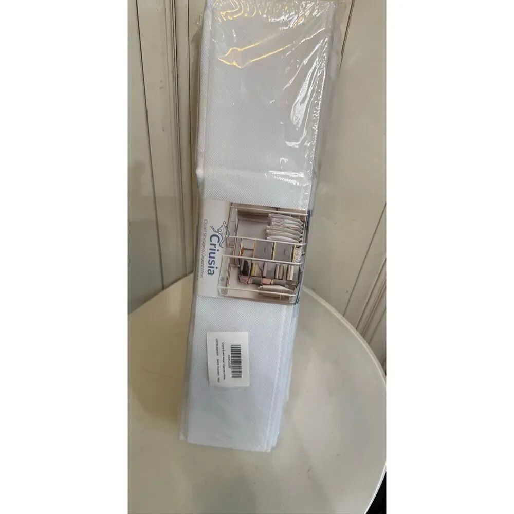 Criusia Closet Storage & Organization 6-pack Drawer Organizers White OS NWOT